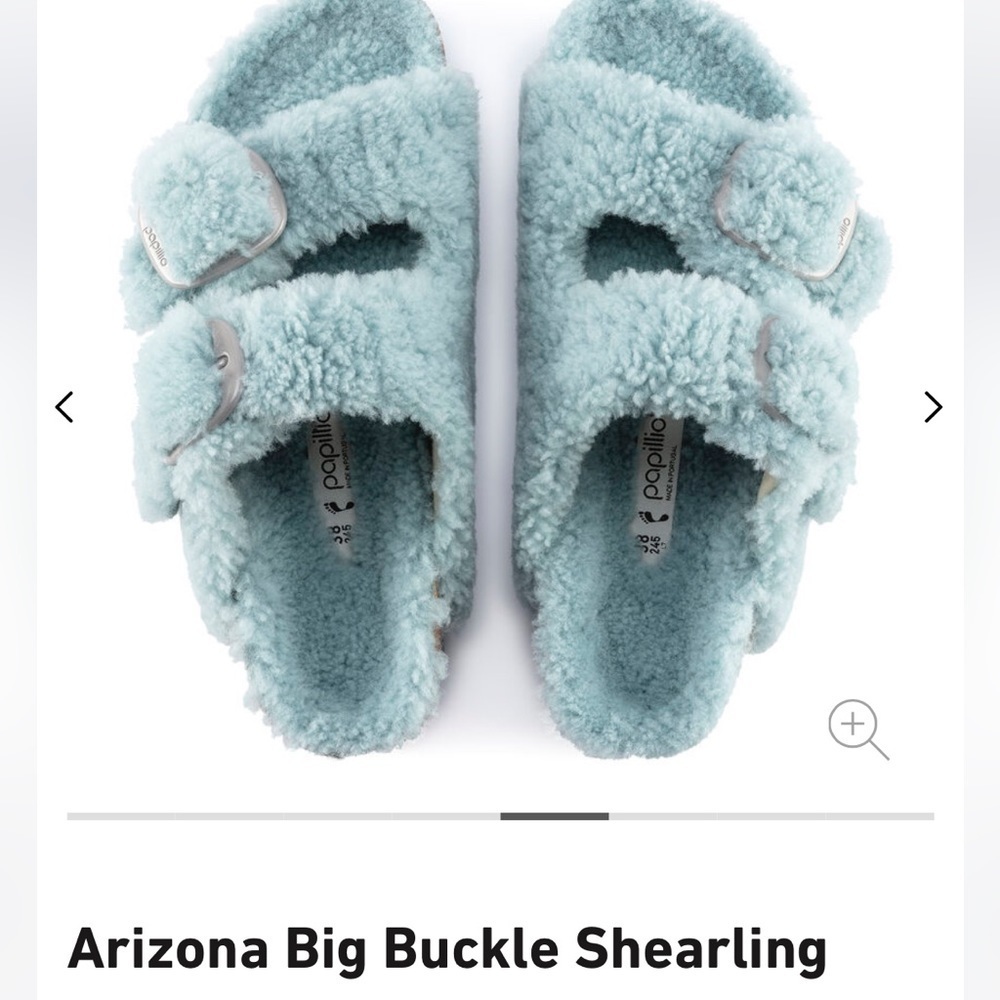 Birkenstock Arizona Big Buckle Shearling Size 6 NWT - Picture 3 of 16